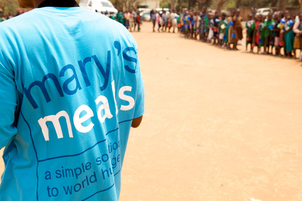 vybey meal replacement shakes supports the charity Mary's Meals